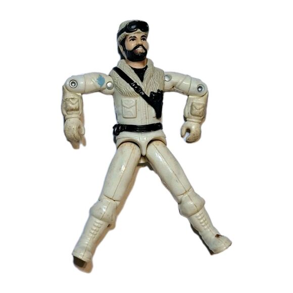 Frostbite 1985 Vtg GI Joe 3.75" Action Figure Toy Arctic Snowcat Driver Toy 80s - Picture 1 of 2